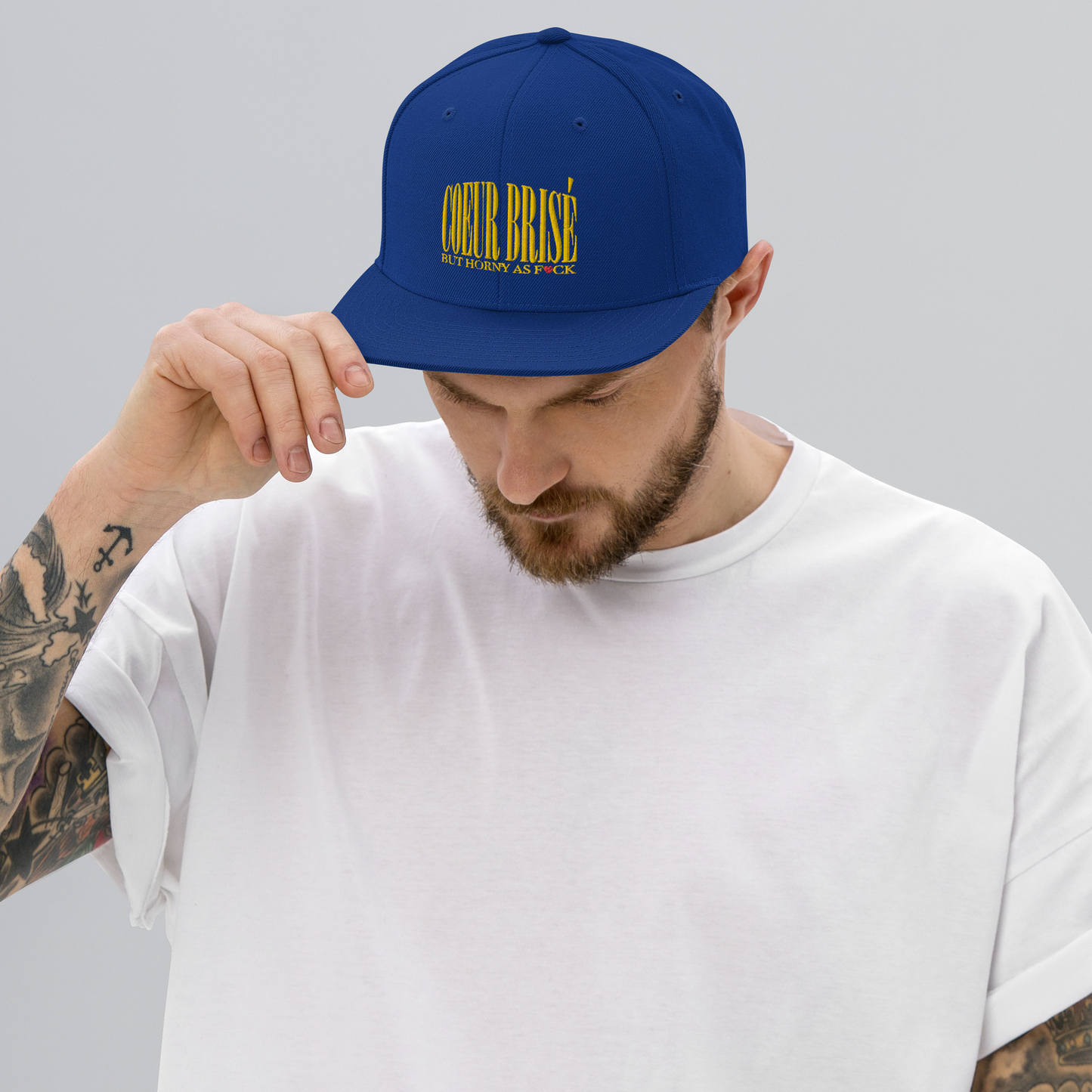 💔CB Blue Snapback Hat