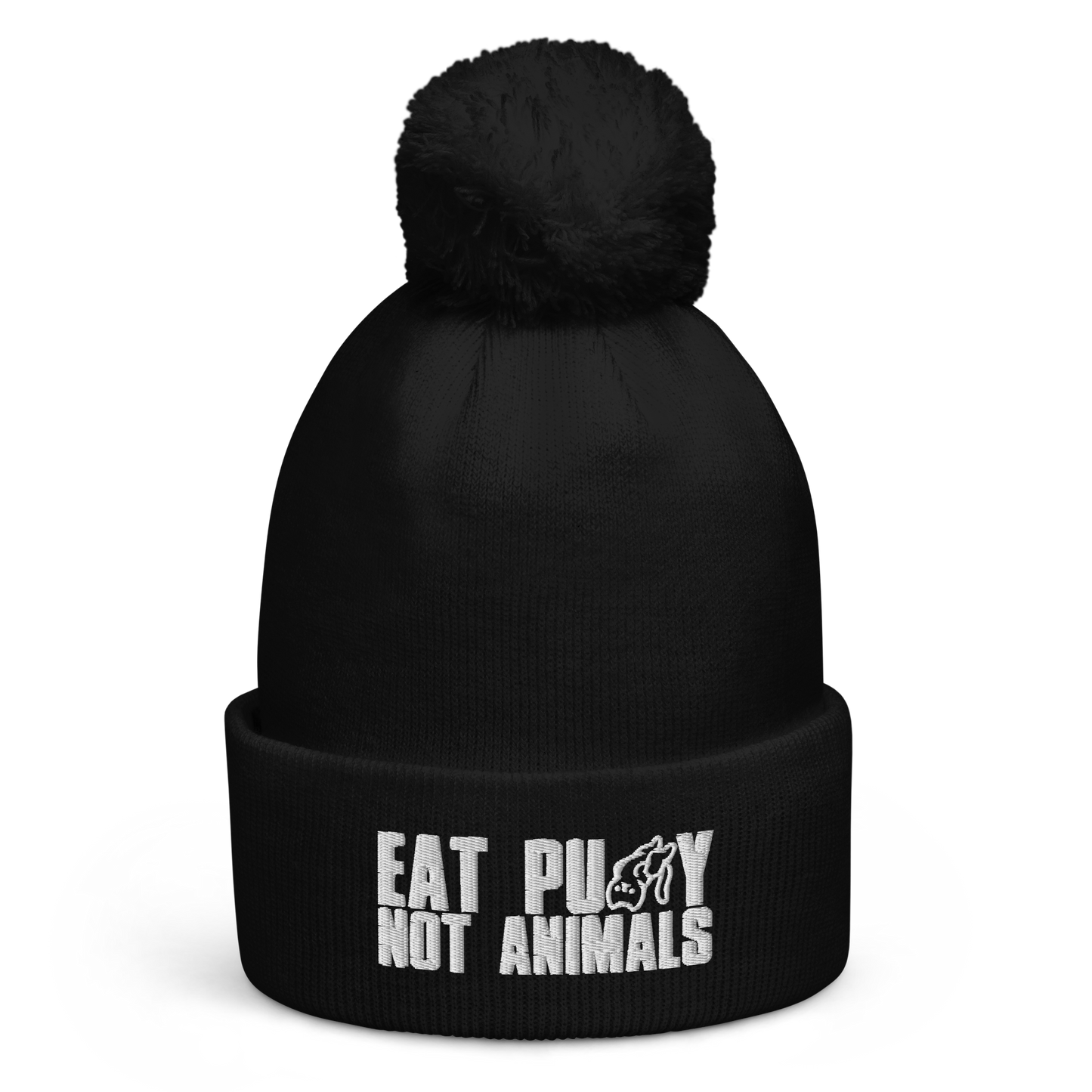 EatPus$$yNotAnimals Pompom beanie