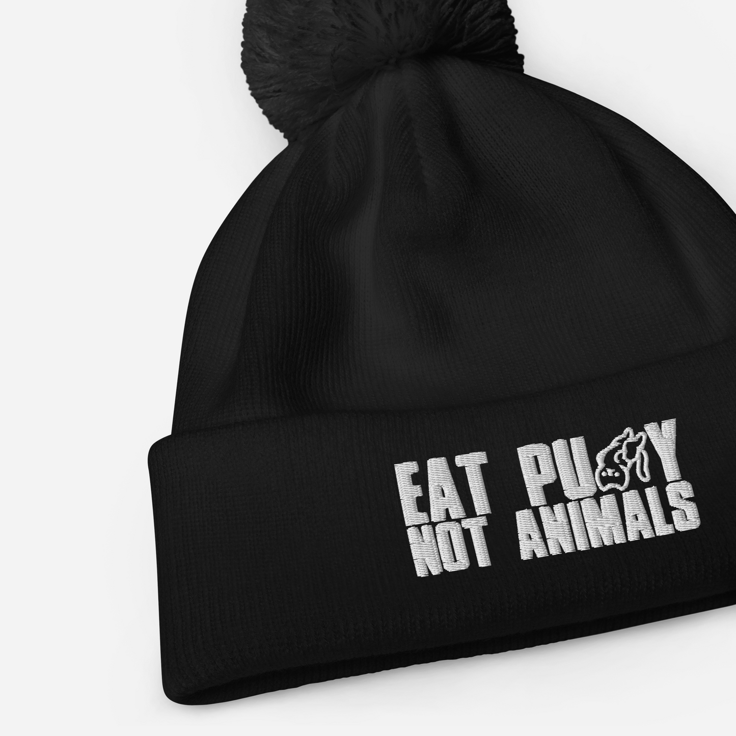EatPus$$yNotAnimals Pompom beanie