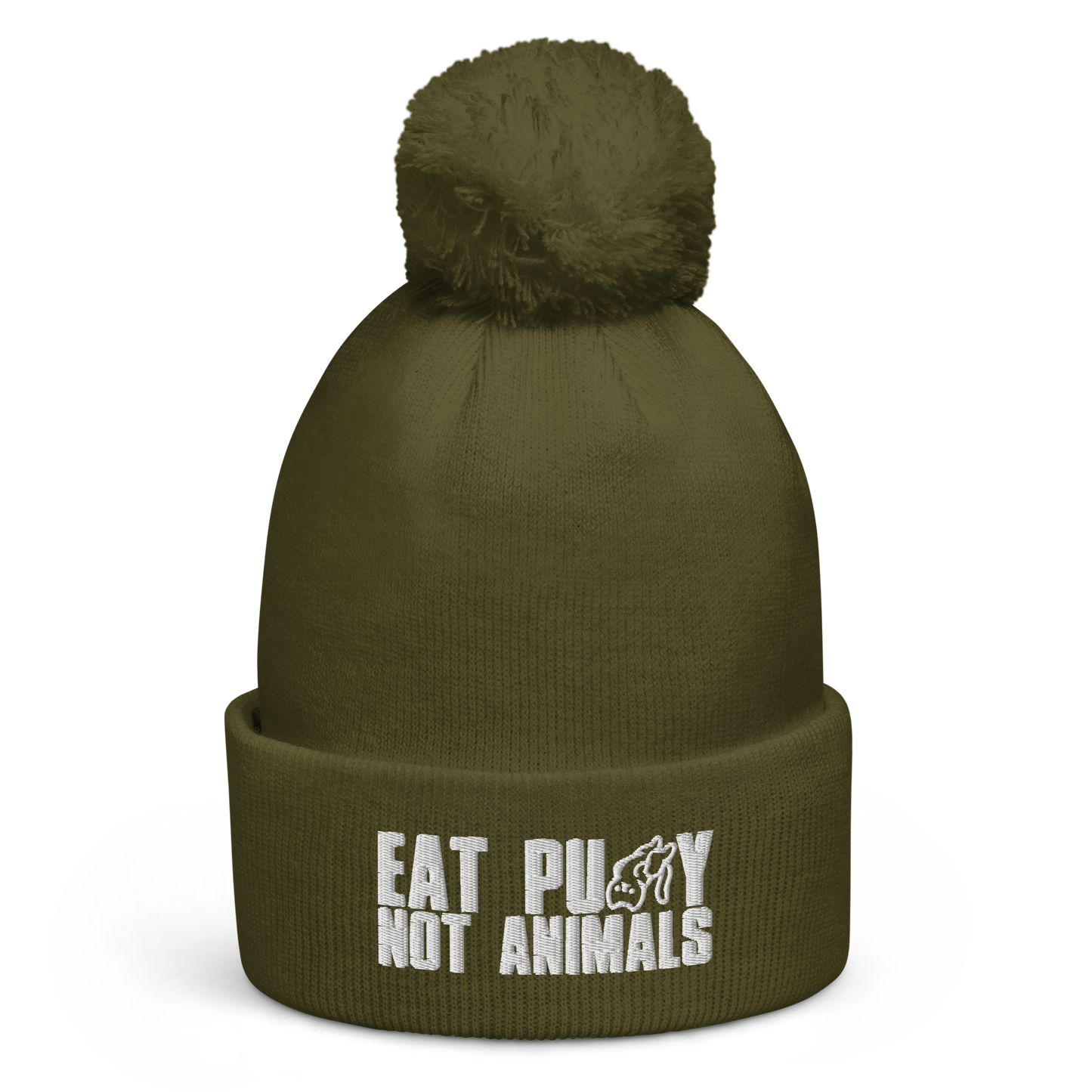 EatPus$$yNotAnimals Pompom beanie
