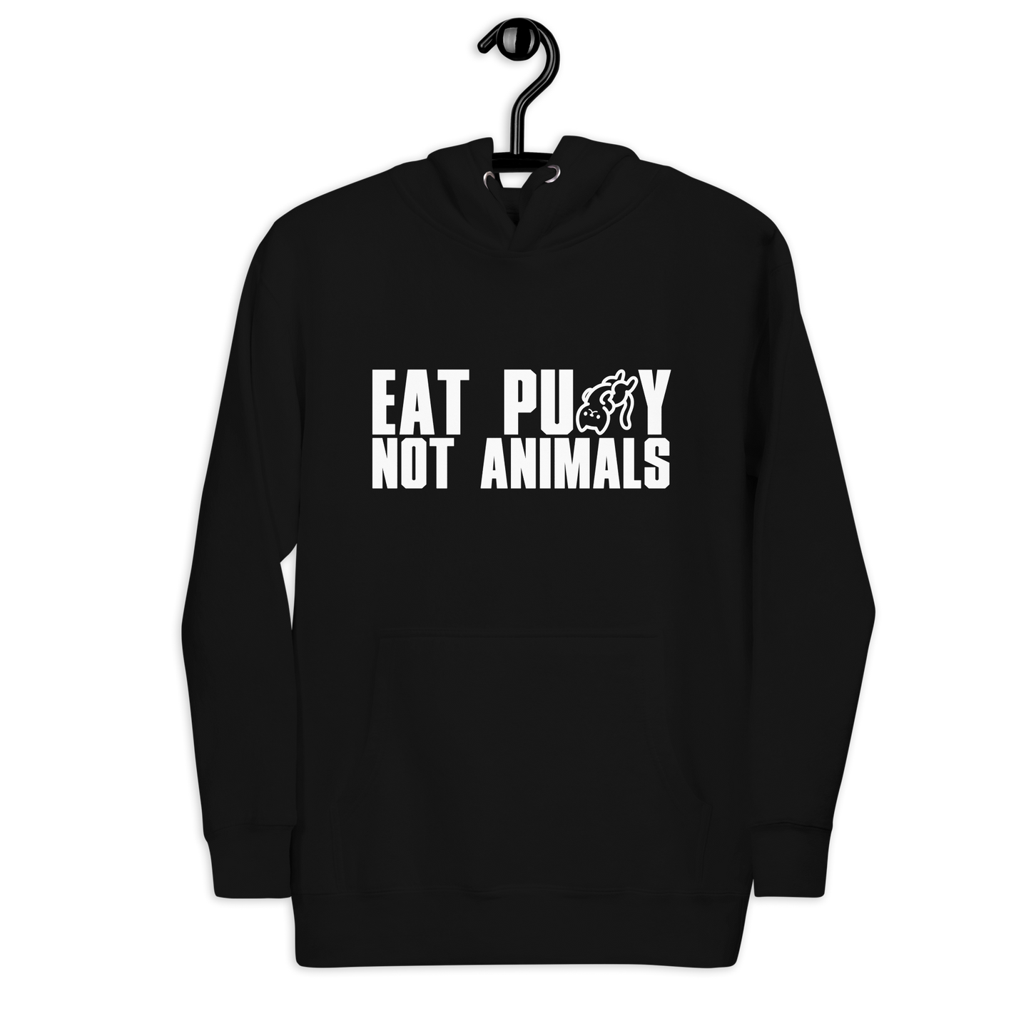 EatPu$$yNotAnimals Printed Hoodie