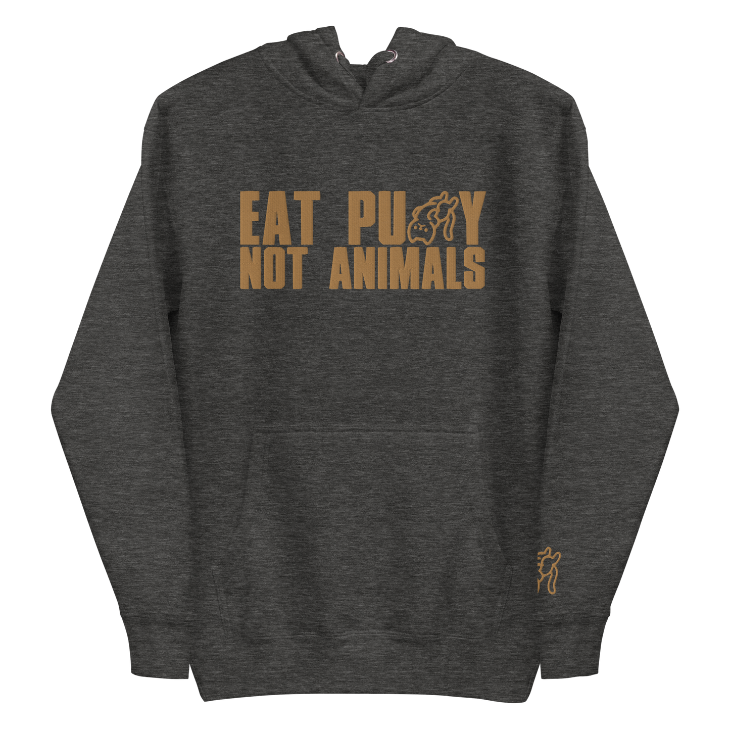 EatPu$$yNotAnimals Hoodie Gold