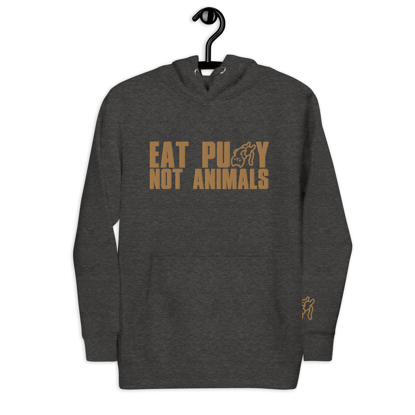 EatPu$$yNotAnimals Hoodie Gold