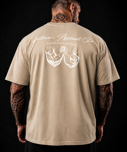 Gentlemen's Agreement Club — T-Shirt "Limited Edition" White Print