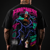 EPICNESS Moderne Crusader - dos t-shirt oversized noir
