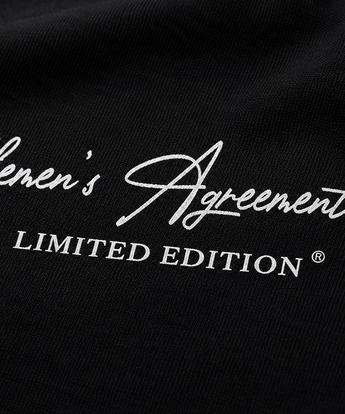 Gentlemen's Agreement Club — T-Shirt "Limited Edition" White Print