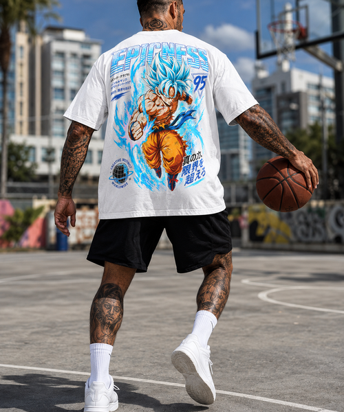EPICNESS Blue Warrior - porté streetwear terrain