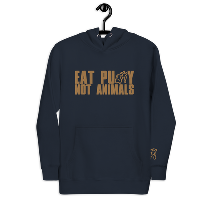 EatPu$$yNotAnimals Hoodie Gold